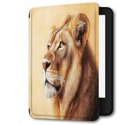 Case for 6" Kindle Paperwhite (10th Generation,2018),Scratchproof Soft PU Case Protective Back Cover for Kindle Paperwhite 4 10th Gen 6 Inch,Transparent,Mane Lion