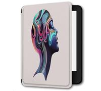 Case for 6" Kindle Paperwhite (10th Generation,2018),Scratchproof Soft PU Case Protective Back Cover for Kindle Paperwhite 4 10th Gen 6 Inch,Blue Line Avatar