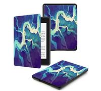 Case for 6" Kindle Paperwhite (10th Generation,2018),Scratchproof Soft PU Case Protective Back Cover for Kindle Paperwhite 4 10th Gen 6 Inch,Blue Winding River