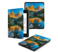 Case for 6" Kindle Paperwhite 5/6/7th Generation Case 2012-2017 Version (Model No. EY21 & DP75SDI) - Lightweight Protective Cover with Auto Sleep/Wake,Mountain Lake Trees
