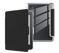 Case for 6" Kobo Clara BW 2024 Released, Ultra Clear Soft Flexible Transparent TPU Back Cover with Auto Sleep/Wake for Kobo Clara BW, Black