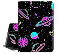 Case for 7" All-New Kindle Paperwhite (12th Generation, 2024) and Kindle Colorsoft Signature Edition,Slim Soft Shockproof TPU Silicone Protective Back Shell Case,Glitter Galaxys Planet