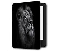 Case For 7 inch 2024 Kindle Paperwhite Cover/Kindle Colorsoft Signature Edition Case/Premium PU Leather Cover For E-Book Colorsoft Paperwhite,Looking Up At The Lion