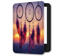 Case For 7 inch 2024 Kindle Paperwhite Cover/Kindle Colorsoft Signature Edition Case/Premium PU Leather Cover For E-Book Colorsoft Paperwhite,Sunshine Dream Catcher