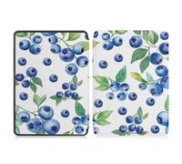 Case for 7" Kindle Oasis (10th Gen, 2019 Release and 9th Gen, 2017 Release) Premium PU Leather Cover with Auto Wake/Sleep for 7 inch Kindle Oasis,Fruit Blueberry