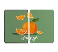 Case for 7" Kindle Oasis (10th Gen, 2019 Release and 9th Gen, 2017 Release) Premium PU Leather Cover with Auto Wake/Sleep for 7 inch Kindle Oasis,Fruit Orange