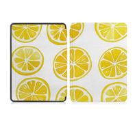 Case for 7" Kindle Oasis (10th Gen, 2019 Release and 9th Gen, 2017 Release) Premium PU Leather Cover with Auto Wake/Sleep for 7 inch Kindle Oasis,Fruit Lemon