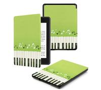 Case for 7“ Kindle Oasis (9th and 10th Generation ONLY, 2017 and 2019 Release), Lightweight Shell Cover with Auto Wake/Sleep,Cartoon Keyboard