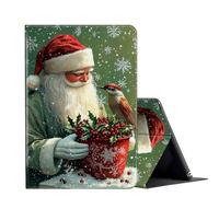 Case for 7" Kindle Paperwhite 12th Generation,2024 Release & Kindle Colorsoft Signature Edition Case,Slim Adjustable Stand Protective Cover with Auto Wake/Sleep-Santa Claus Christmas