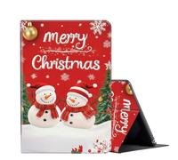 Case for 7" Kindle Paperwhite 12th Generation,2024 Release & Kindle Colorsoft Signature Edition Case,Slim Adjustable Stand Protective Cover with Auto Wake/Sleep-Christmas Snow Man