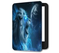 Case for 7" Kindle Paperwhite (12th generation) - 2024 Release & Kindle Colorsoft Signature Edition,Slim Lightweight PU Leather Protective Cover with Auto Sleep/Wake,Planet Lion