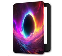 Case for 7" Kindle Paperwhite (12th generation) - 2024 Release & Kindle Colorsoft Signature Edition,Slim Lightweight PU Leather Protective Cover with Auto Sleep/Wake,Colorful Planet