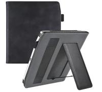 Case for 7" Pocketbook Era Color Ereader 2024 & 7" Pocketbook Era Ereader 2022, Slim PU Shell Cover with Stand, Hand Strap, Auto-Wake/Sleep Feature, Black