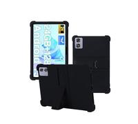 Case for A166C Tablet 12 Inch,WUNIAK Shock Proof Lightweight Stand Rubber Shell Protective Cover,Kids Friendly Soft Silicone Adjustable Stand Cover,Black