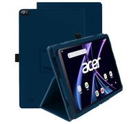 Case for Acer Iconia Tab A10, Full Coverage Ultra Slim PU Leather Cover Case Folding Stand Cover with Hand Strap Magnet,Blue