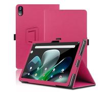 Case for Acer Iconia Tab M10, 10 inch, Acer Iconia Tab M10 Tablet Case, Folding Stand Protective Cover with Pencil Holder and Wrist Strap, Full Protection. (Red)
