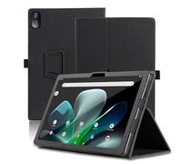 Case for Acer Iconia Tab M10, 10 inch, Acer Iconia Tab M10 Tablet Case, Folding Stand Protective Cover with Pencil Holder and Wrist Strap, Full Protection. (Black)