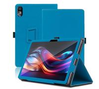 Case for Acer Iconia Tab V10 10.1 inch, Acer Iconia Tab V10 Tablet Case, Folding Stand Protective Cover with Pencil Holder and Wrist Strap, Full Protection. (Light Blue)
