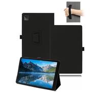 Case for Acer Iconia Tab V11-21M 10.9 inch Tablet - PU Leather Folio Cover with Folding Stand,toergy Hand Strap & Pencil Holder, Black