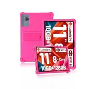 Case for Ainmel A6H-A/Ainmel A6H0409 11 Inch 2025 Tablet, Skin Friendly Soft Silicone Tablet Case with Adjustable Stand (Pink)