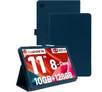 Case for Ainmel tablet 11 inch/Ainmel A6H-A, Full Coverage Ultra Slim PU Leather Cover Case Folding Stand Cover with Hand Strap Magnet,Blue