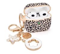 Case for Airpods 3 - VISOOM Airpods 3rd Generation Cases Cover Women 2022 Silicone for iPod 3 Earbuds Wireless Charging Case with Accessorie Girl Bling Keychain for Apple Airpod Gen 3