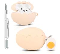 Case for AirPods 4th Generation | for AirPods 4 | Silicone Protective Cover | Cute Cartoon Skin Design | with Cleaning Pen Kit | Various Styles Wireless Earbuds Case for Boys Girl Teen (WaterEgg)
