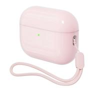 Case for AirPods Pro 2 Never-Sretch-Out DamonLight Shock-Proof Protective Semi Hard Silicone Case Compatible with Apple Airpods Pro 2nd Generation (Pink)