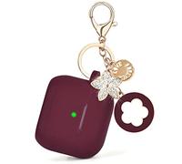 Case for Airpods Pro 2nd Generation - VISOOM Airpods Pro 2 Cases Cover Women 2022 Silicone iPod Pro 2 Earbuds Wireless Charging Case Girl Bling Keychain for Apple Airpod Gen Pro 2