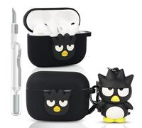 Case for AirPods Pro 3 | for AirPods Pro 3rd Generation 2025 | Silicone Cover | Full Protection | Cartoon Skin Design | with Cleaning Kit | and Various Styles Cute Doll Keychain for Boy Girl (BKBD)