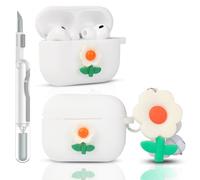 Case for AirPods Pro 3 | for AirPods Pro 3rd Generation 2025 | Silicone Cover | Full Protection | Cartoon Skin Design | with Cleaning Kit | and Various Styles Cute Doll Keychain for Boy Girl (SUFLWT)