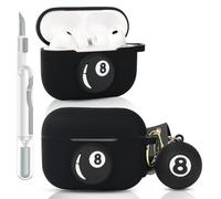 Case for AirPods Pro 3 | for AirPods Pro 3rd Generation 2025 | Silicone Cover | Full Protection | Cartoon Skin Design | with Cleaning Kit | and Various Styles Cute Doll Keychain for Boy Girl (BK8)