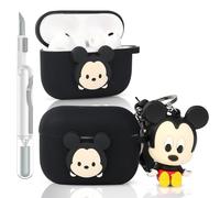Case for AirPods Pro 3 | for AirPods Pro 3rd Generation 2025 | Silicone Cover | Full Protection | Cartoon Skin Design | with Cleaning Kit | and Various Styles Cute Doll Keychain for Boy Girl (MIC)