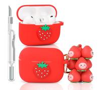 Case for AirPods Pro 3 | for AirPods Pro 3rd Generation 2025 | Silicone Cover | Full Protection | Cartoon Skin Design | with Cleaning Kit | and Various Styles Cute Doll Keychain for Boy Girl (STRW)