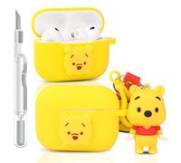 Case for AirPods Pro 3 | for AirPods Pro 3rd Generation 2025 | Silicone Cover | Full Protection | Cartoon Skin Design | with Cleaning Kit | and Various Styles Cute Doll Keychain for Boy Girl (WIN)