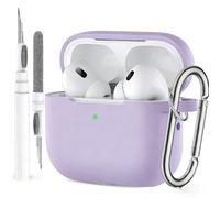 Case for Airpods Pro 3 Gen Case Cover for Men Women, Compatible Airpods Pro 3rd Generation Case, Soft Silicone Apple iPod Pro 3 Protective Cover Skin with Keychain Cleaner Pen
