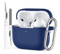 Case for Airpods Pro 3 Gen Case Cover for Men Women, Compatible Airpods Pro 3rd Generation Case, Soft Silicone Apple iPod Pro 3 Protective Cover Skin with Keychain Cleaner Pen