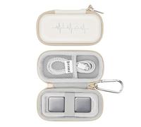 Case for AliveCor Kardia Mobile Heart Monitor EKG/Wireless 6-Lead EKG, Travel Case Protective Cover Storage Bag (White)