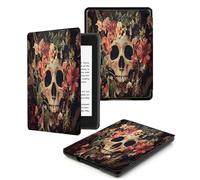 Case for All-new 7"Kindle Paperwhite 12th Generation 2024&Kindle Colorsoft Signature Edition 2024,Protective Shell Cover Auto Wake/Sleep-Gothic skull aesthetics