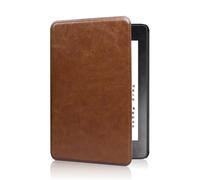 Case for All-New 7" Kindle Paperwhite 12th Generation and Kindle Colorsoft Signature Edition, Slim PU Leather Drop-Resistant Anti-Scratch Cover with Hand Strap, Auto Sleep/Wake (Brown)