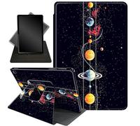 Case for All-New Amazon Fire HD 10 and 10 Plus Tablet (13th/11th Generation, 2023/2021 Release),360 Degree Rotating Stand Smart Protective Cover Case,Space Planet