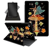 Case for All-New Amazon Kindle Fire HD 10 Tablet & Fire HD 10 Plus(11th Generation, 2021 Release) 10.1" 360 Degree Rotating Stand Protective Cover Wake Up/Sleep Feature,Magic Fairy with Wings