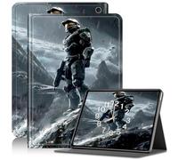 Case for All-New Fire 7 Tablet (12th Generation, 2022 Release), Slim PU Leather Folding Adjustable Stand Fire 7 Tablet Case 12th Generation, with Auto Sleep/Wake Kindle 7 Case, Doomsday Warrior