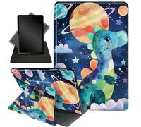 Case for All-New Fire HD 8 & 8 Plus Tablet (12th /10th Gen, 2022/2020),360 Degree Rotating Stand Smart Protective Cover Case,for Amazon Fire HD 8 inch Tablets (2022/2020),Planet Dinosaur
