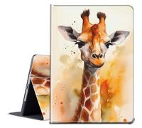 Case for All-New Kindle Paperwhite 12th Generation 7 inch & Colorsoft Signature Edition 2024 with Adjustable Stand & Auto Wake/Sleep Smart Protect PU Leather Cover Tablet Case - Cute Giraffe