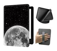 Case for All-New Kindle Paperwhite (7", 12th Generation, 2024 Release) with Hand Strap, Lightweight PU Leather and TPU Soft Back Cover with Auto Wake/Sleep Function (Astral)