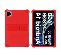 Case for Alldocube iPlay 60/60 Pro (2024) 11 Inch Tablet with PC Kickstand, Soft Silicone, Washable, Thickened Corner Shockproof Case, Red