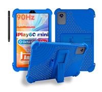 Case for ALLDOCUBE iPlay 60 mini Android 15 Tablet 8.7 inch,Heat Dissipation Tablet Case,Soft Silicone Protector Cover,Kids Friendly,Adjustable Stand Tablet Cover,4 Corners Thicken Shockproof, Blue