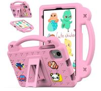 Case for Alldocube iPlay 60 Mini Pro 2024/Mini 2/iPlay 50 Mini Pro 8.4 inch Tablet Case Kids Friendly, Handle with Stand, Cute DIY Cartoon, EVA Foam Lightweight Shockproof Tablet Cover, Pink