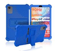 Case for ALLDOCUBE iPlay 60 mini Tablet 8.7inch,NOUKAJU Tablet Protection Case(with Pen),Adjustable Bracket,Soft Silicone,Silicone Protection Cover for iPlay 60 mini(Blue)